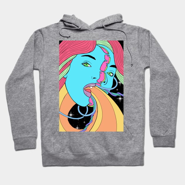 Psychedelic Vibes Hoodie by Woah_Jonny